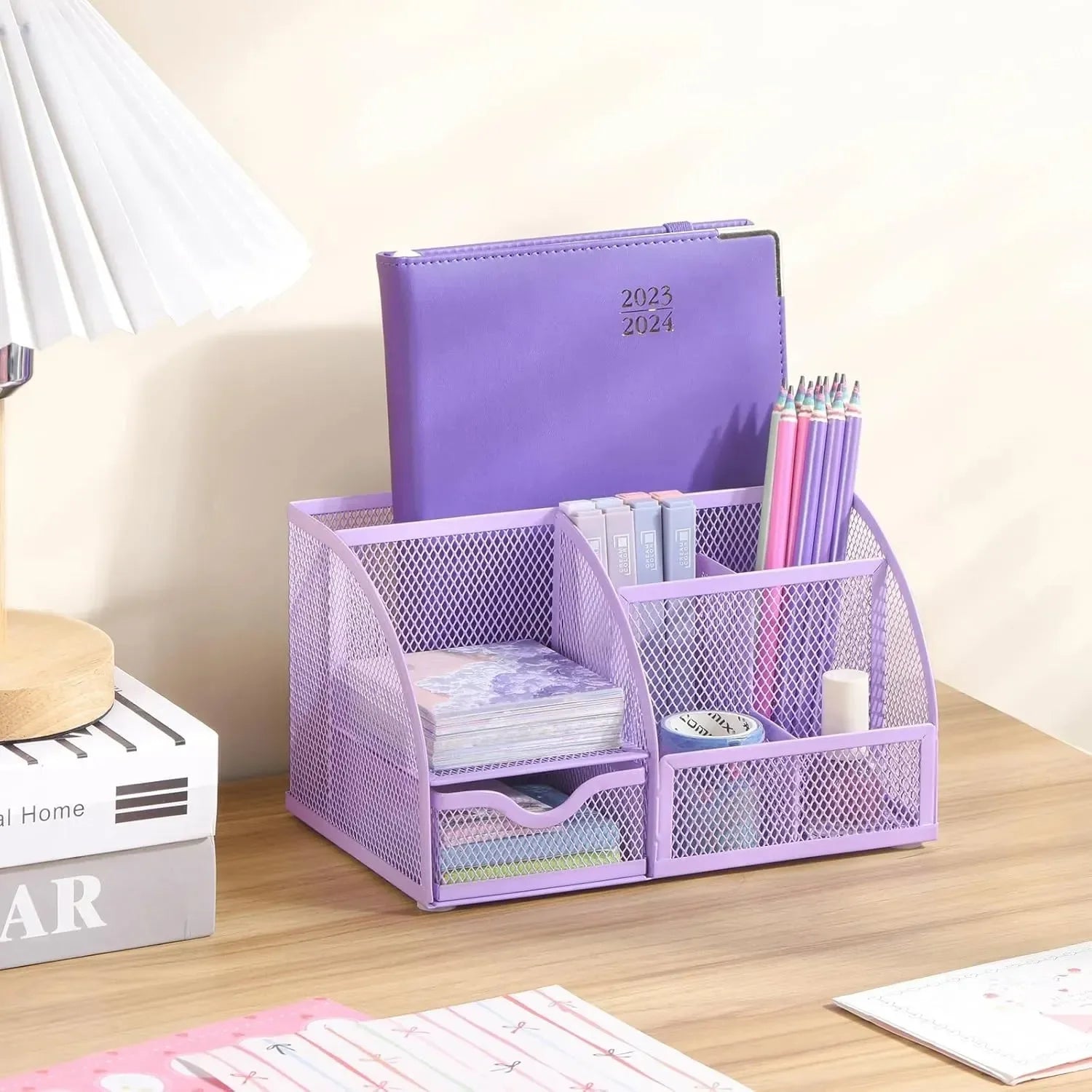 Metal Mesh Multipurpose Desk Organiser