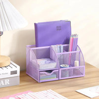 Metal Mesh Multipurpose Desk Organiser