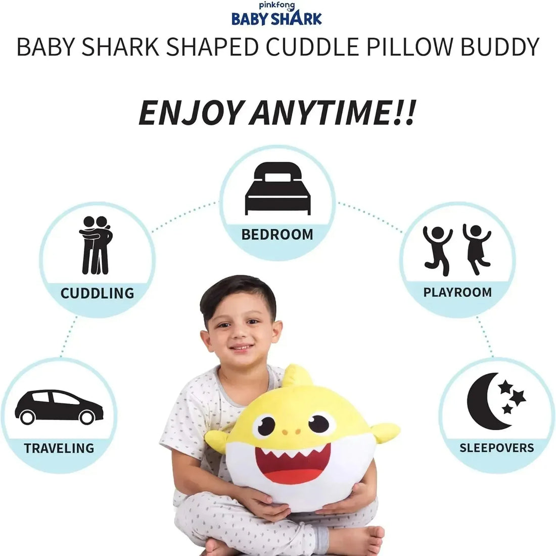 Baby Shark Cuddle Buddy Plush (30 cm)