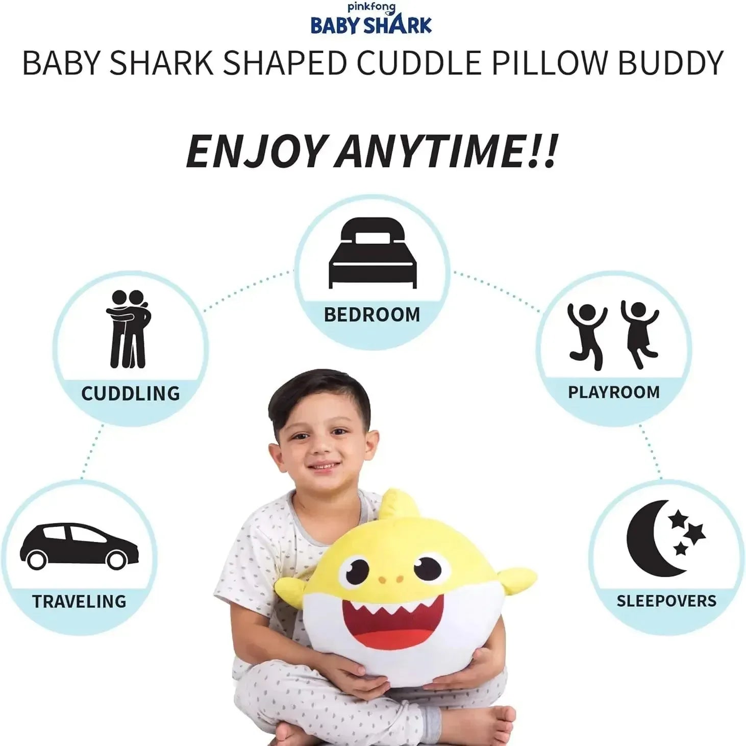 Baby Shark Cuddle Buddy Plush (30 cm)