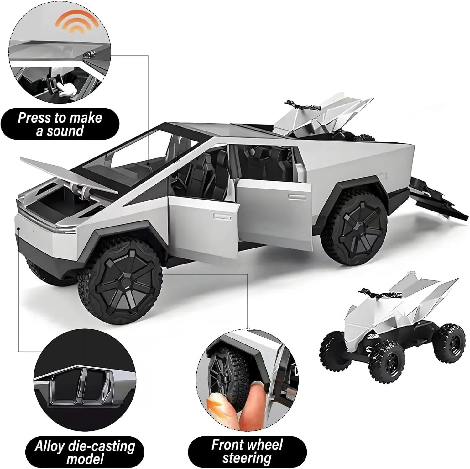 Tesla Cybertruck Die-cast 1:24 Scale