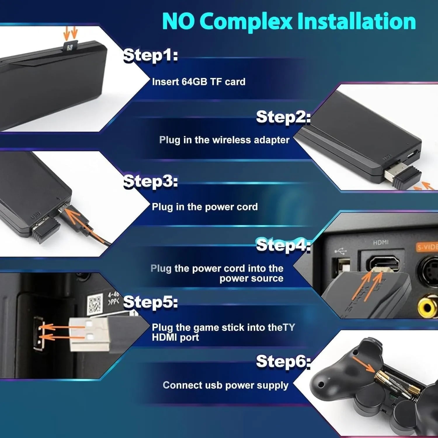 PS Retro 4K Wireless Game Console