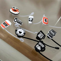 Brewtiful Coffee Themed Straw Toppers For 30 oz/40 oz Tumblers