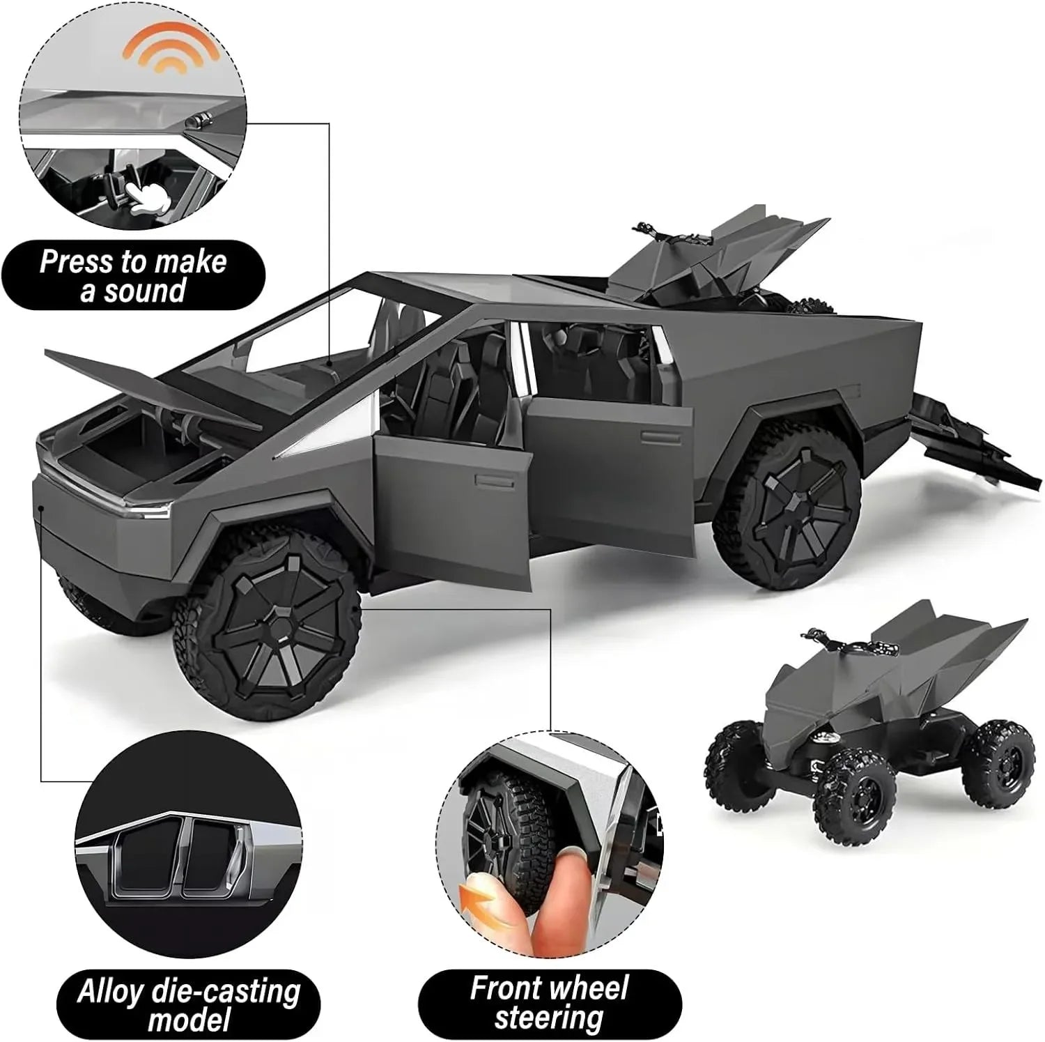 Tesla Cybertruck Die-cast 1:24 Scale