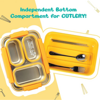 Seoul Food 3-Compartment Lunch Box (710 ml)