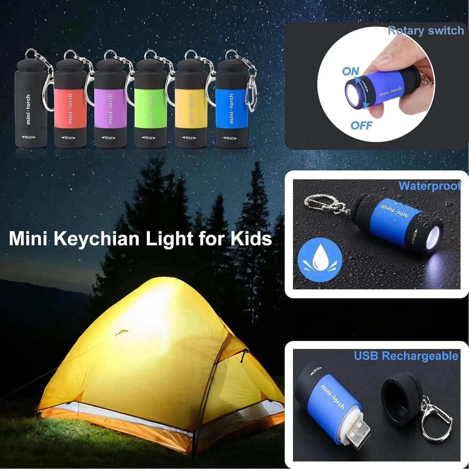 Bright Buddy Waterproof Torch Keychain