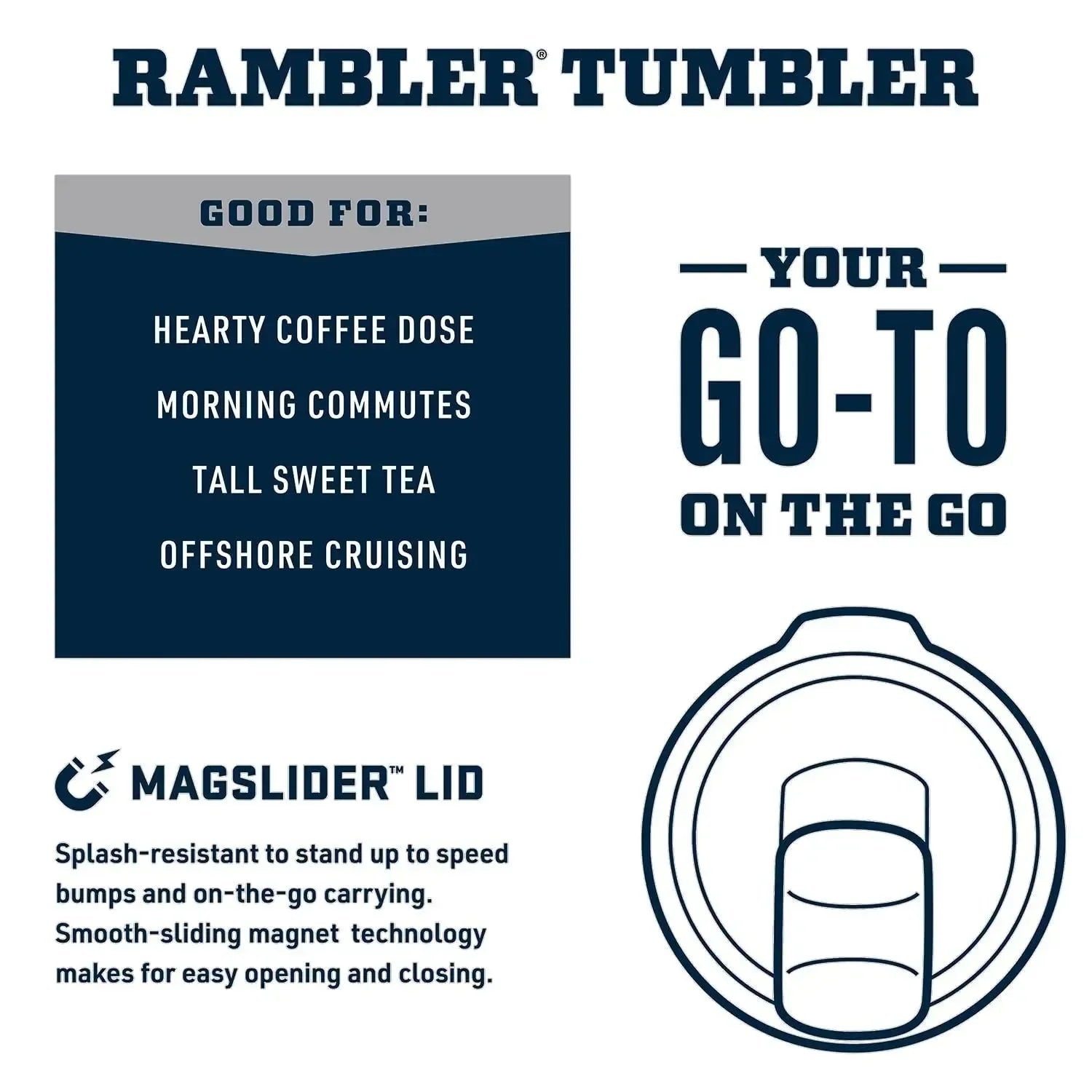 YETI Rambler MagSlider Tumbler (30 oz)