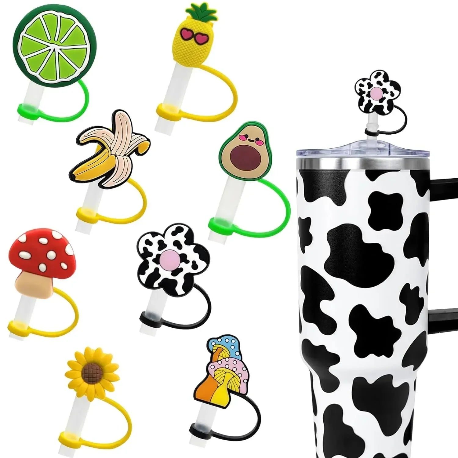 Fruity Fresh Straw Topper For 30 oz/40 oz Tumblers