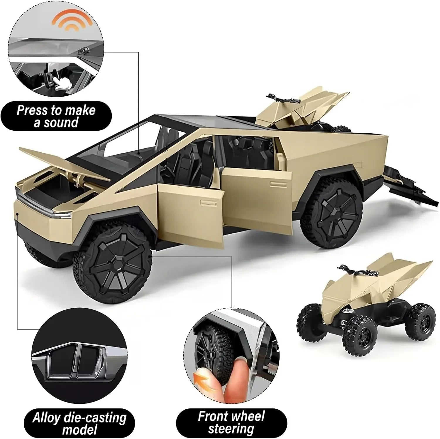 Tesla Cybertruck Die-cast 1:24 Scale