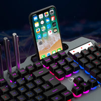 QZUKOY Mechanical Feel Gaming Keyboard and Mouse