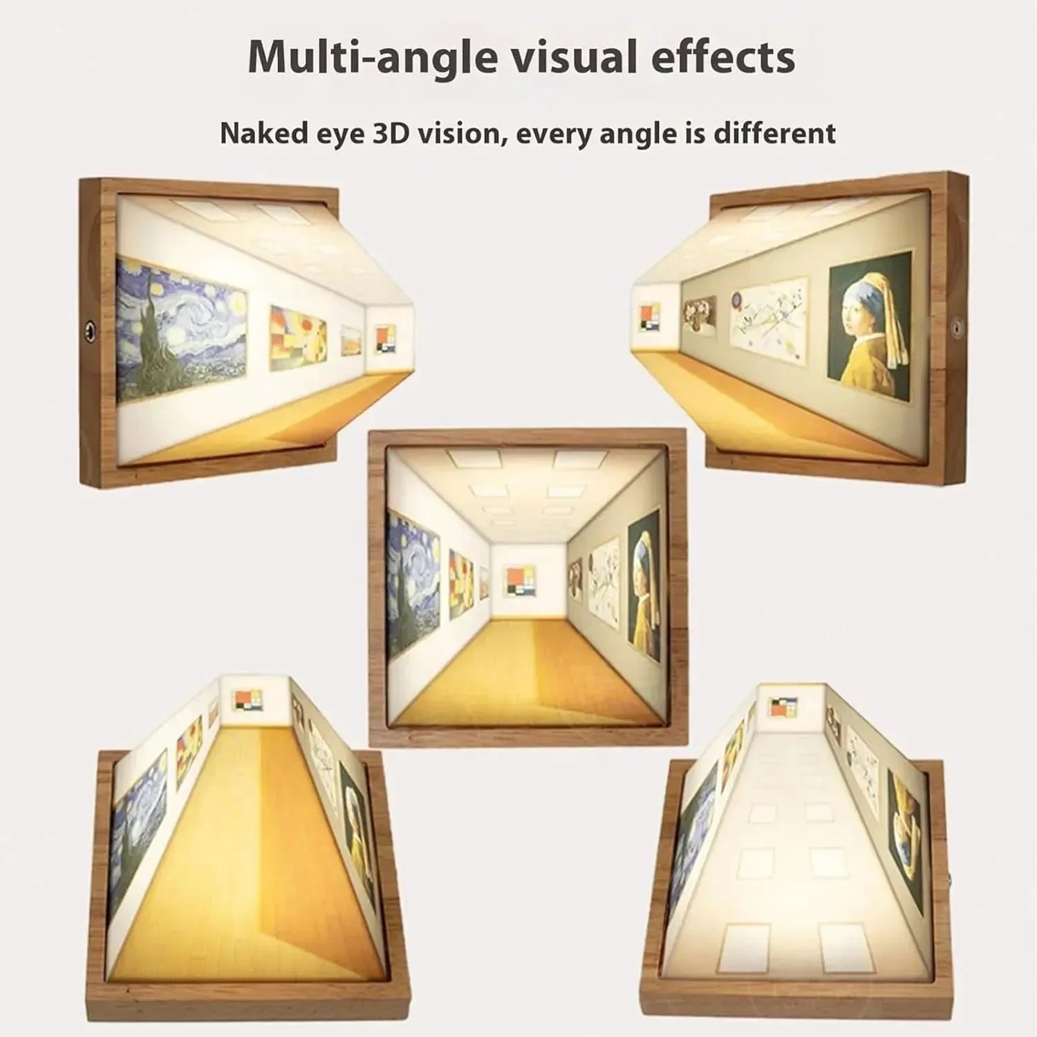 3D Illusion Visual Night Lamp