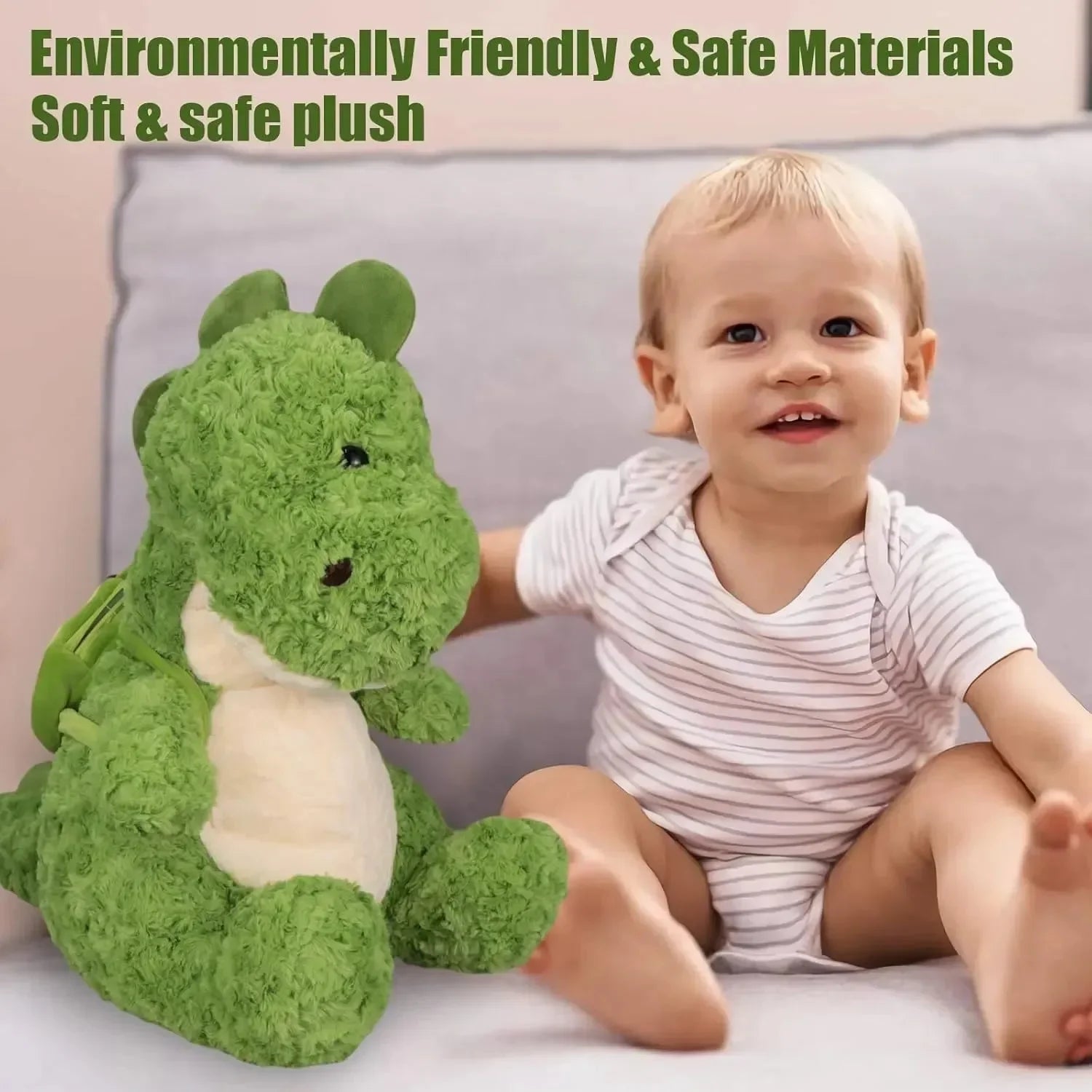 Cute Green Dragon Plush (35 cm)