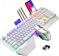 QZUKOY Mechanical Feel Gaming Keyboard and Mouse