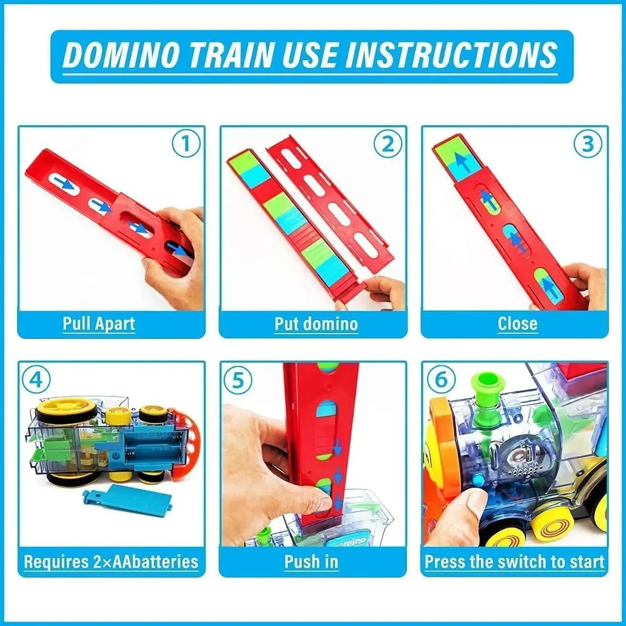 Daumino Express Train Toy Set