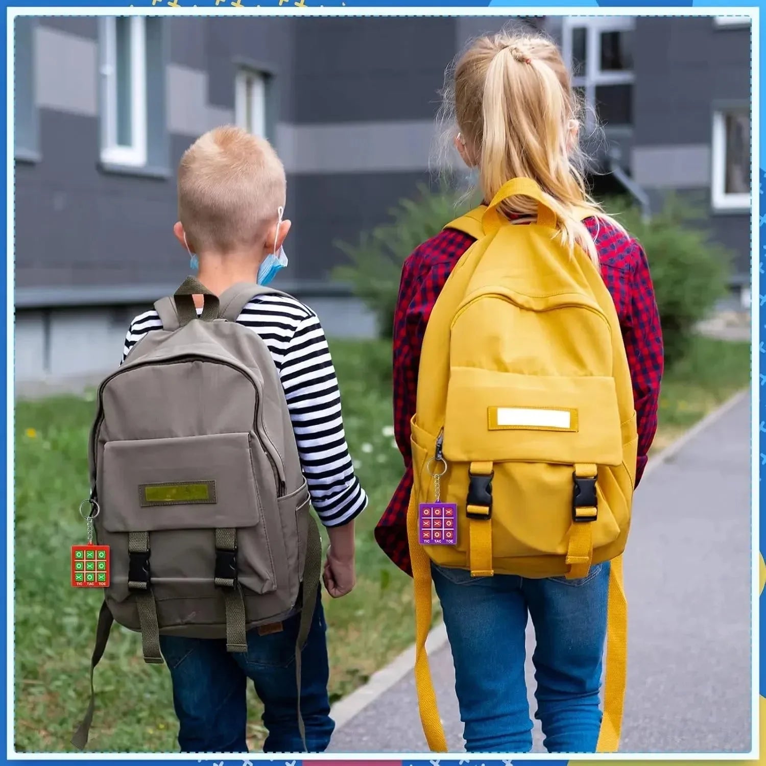 Pocket XO Tic Tac Toe Keychain