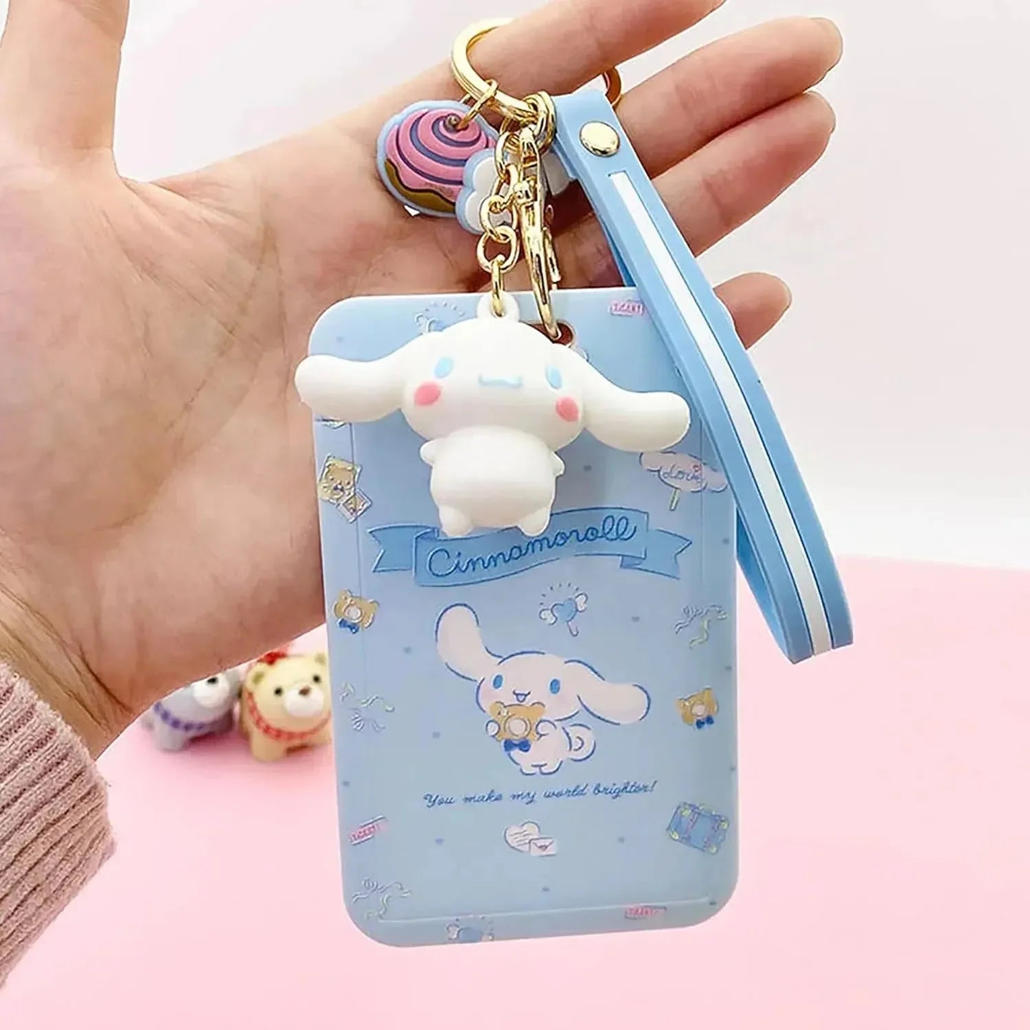 Sanliou Carry-Cute Card ID Keychain