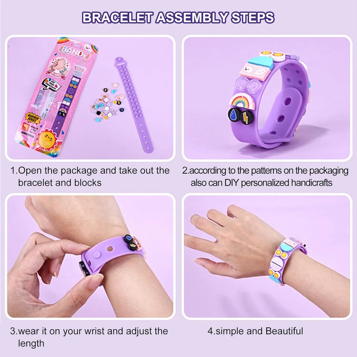 Creative Building Blocks Kids Bracelet