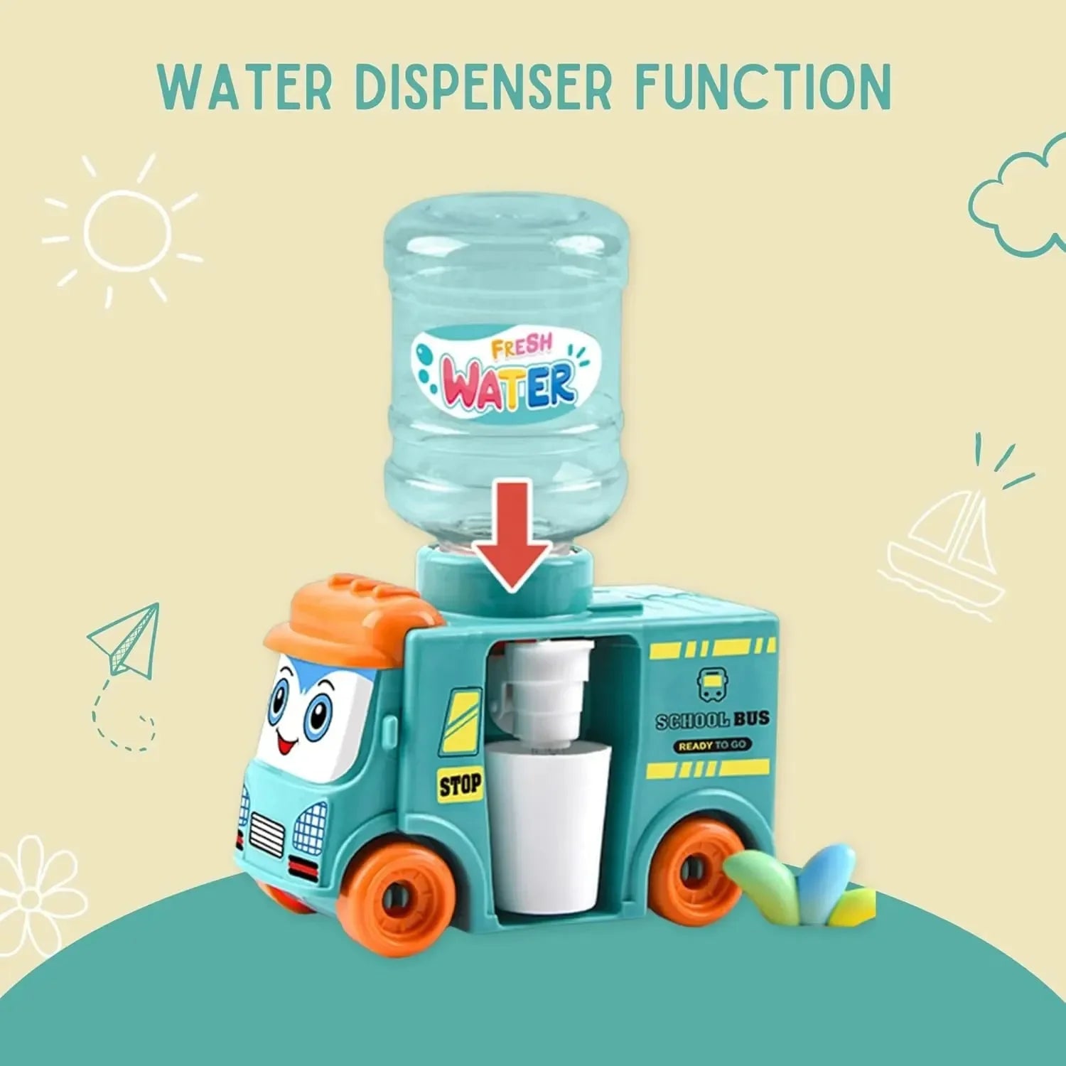 The Mini Bus Water Dispenser