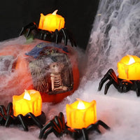 Spooky Spider Candle Night Lamp