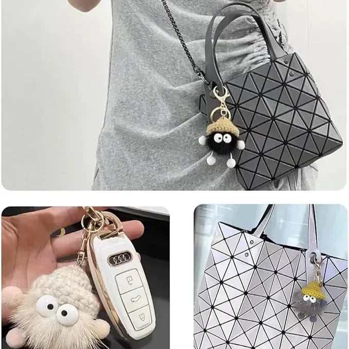 Soot Sprite Snuggles Plush Keychain