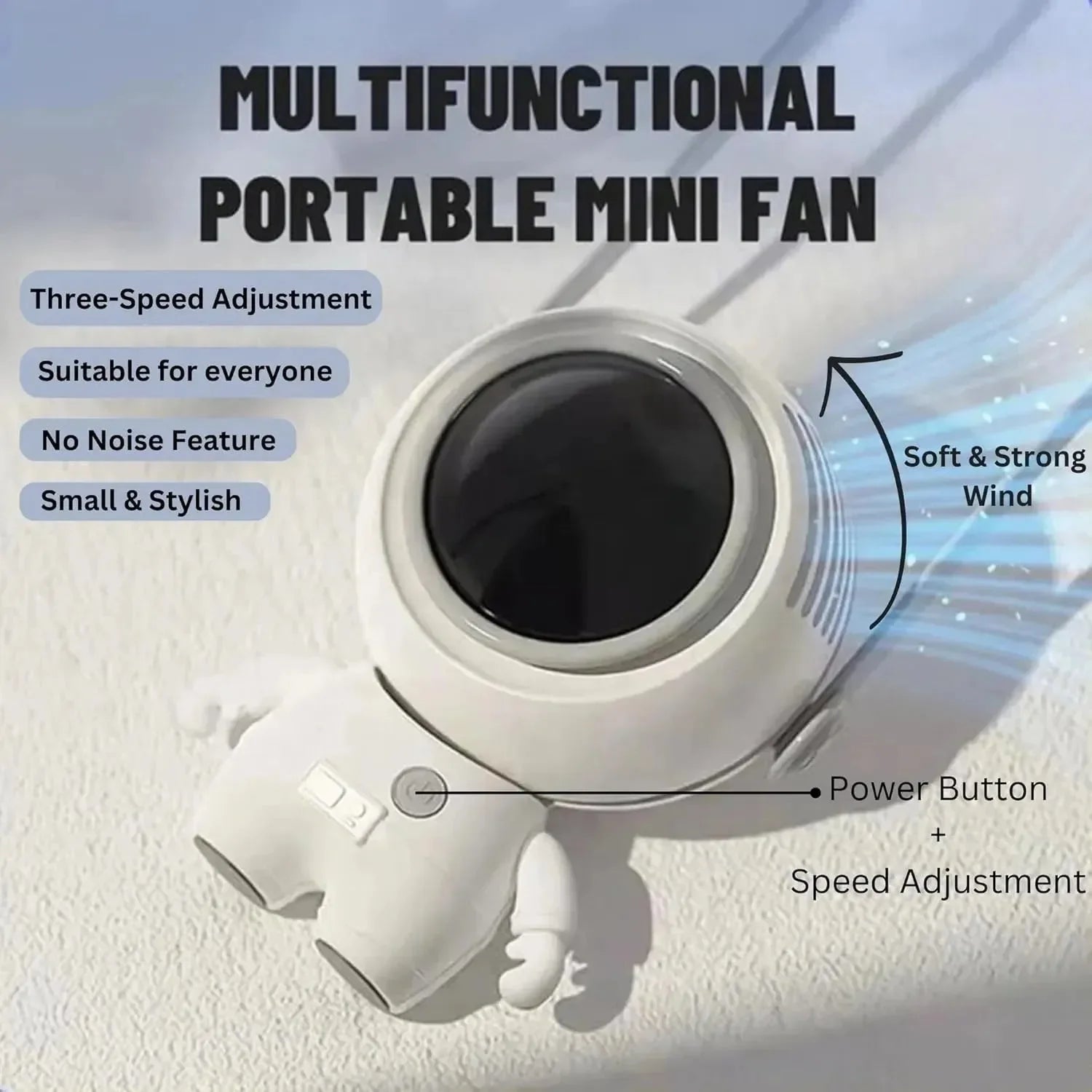 Cosmic Cool Mini Astronaut Fan