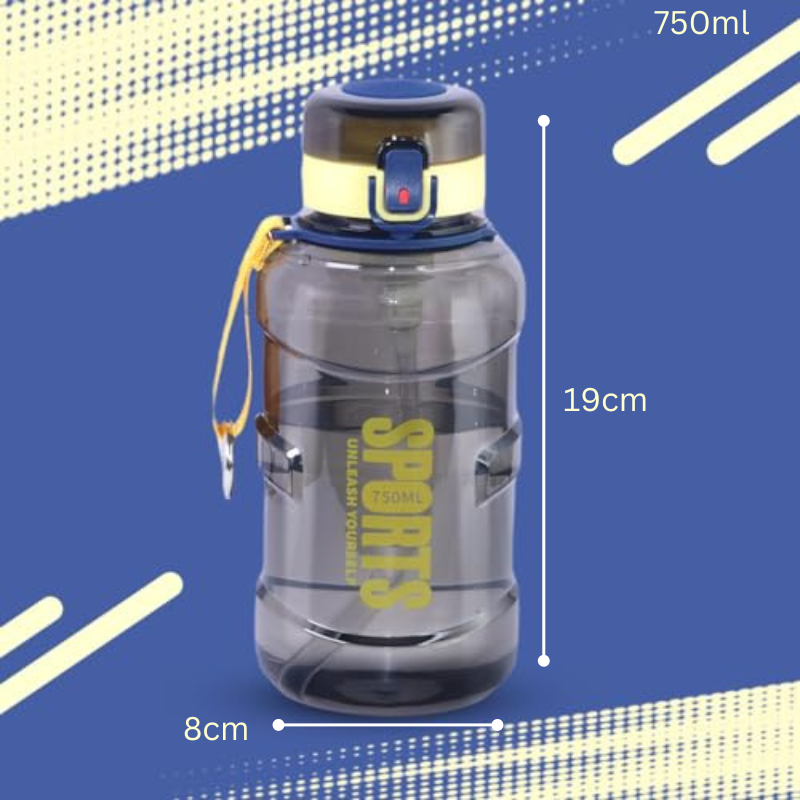 Motivational Drink Water Bottle (750 ml)