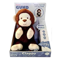 GUND Clappy Monkey Interactive Plushie