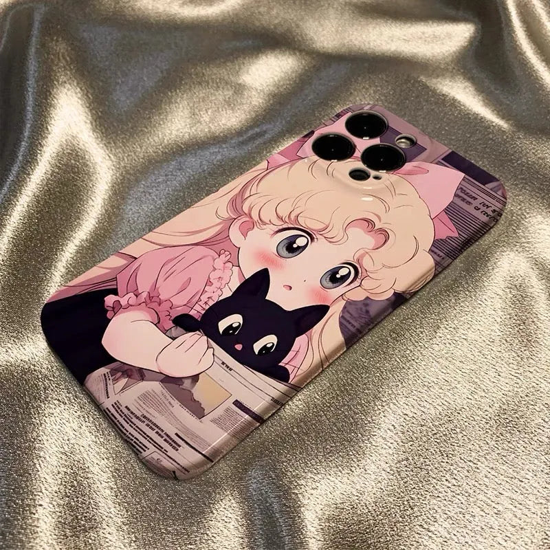 Cute Girl Phone Case for iPhone 11/12/12pro max/13/13pro/13pro max/14/14pro/14pro max/15/15pro/15pro max/16/16pro/16pro max PN6902 - Bear Hugs