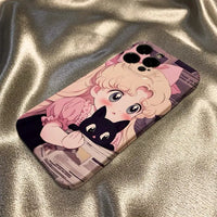 Cute Girl Phone Case for iPhone 11/12/12pro max/13/13pro/13pro max/14/14pro/14pro max/15/15pro/15pro max/16/16pro/16pro max PN6902 - Bear Hugs