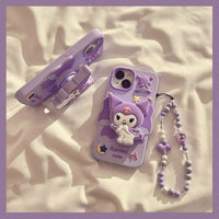 Cute Purple Phone Case for iPhone 11/12/12pro max/13/13pro/13pro max/14/14pro/14pro max/15/15pro/15pro max PN6929 - Bear Hugs