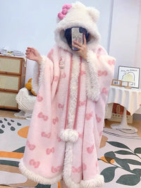 Cute Anime Winter Pajamas Gown PN6889 - Bear Hugs
