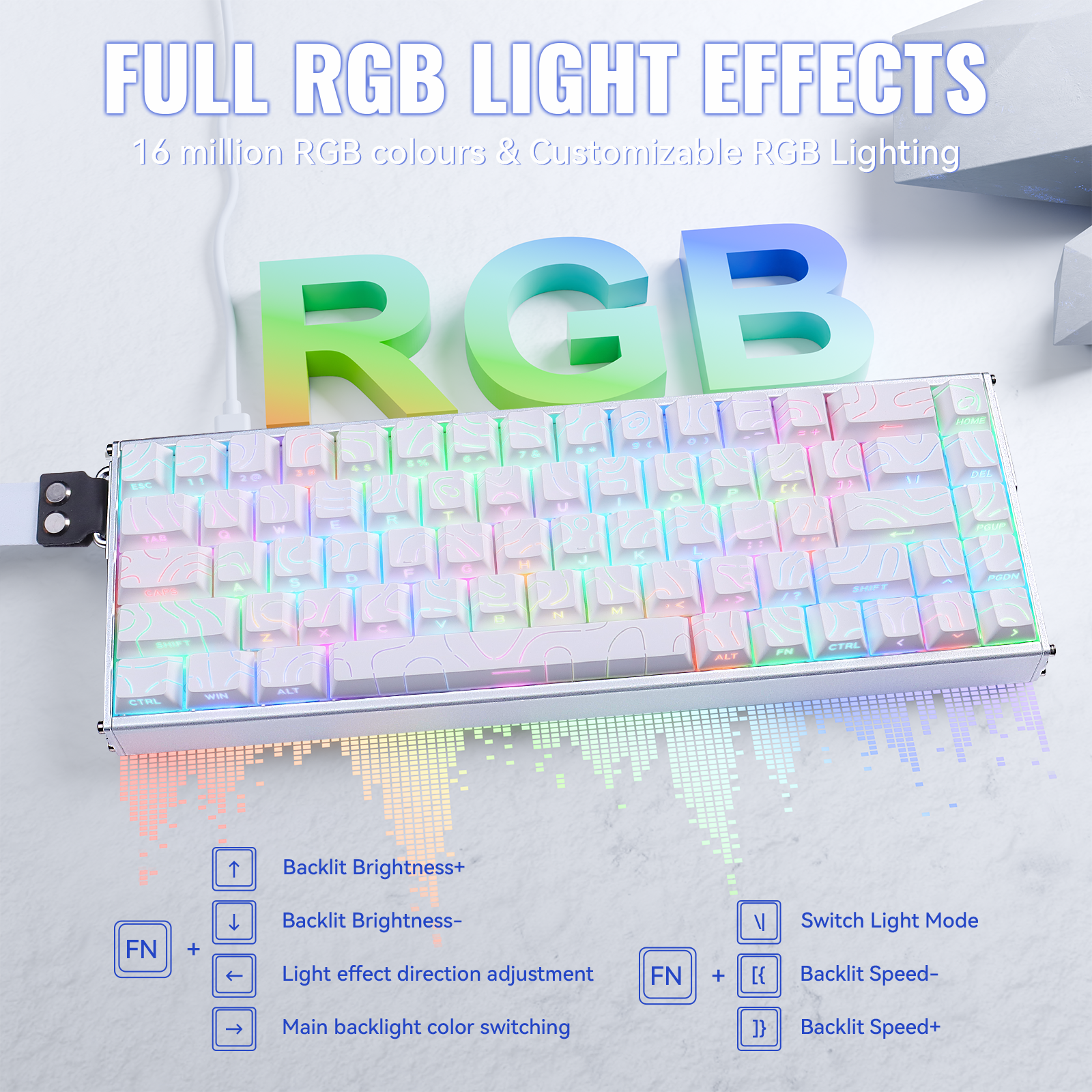 ATTACK SHARK X68 MAX HE Magnetic Aluminum Keyboard