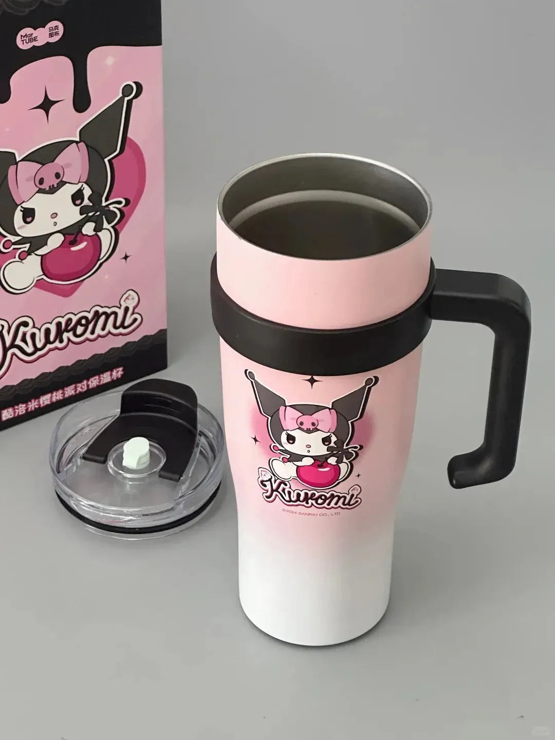 Kuromi Cherry Insulated Water Bottle 1200ml - Bear Hugs