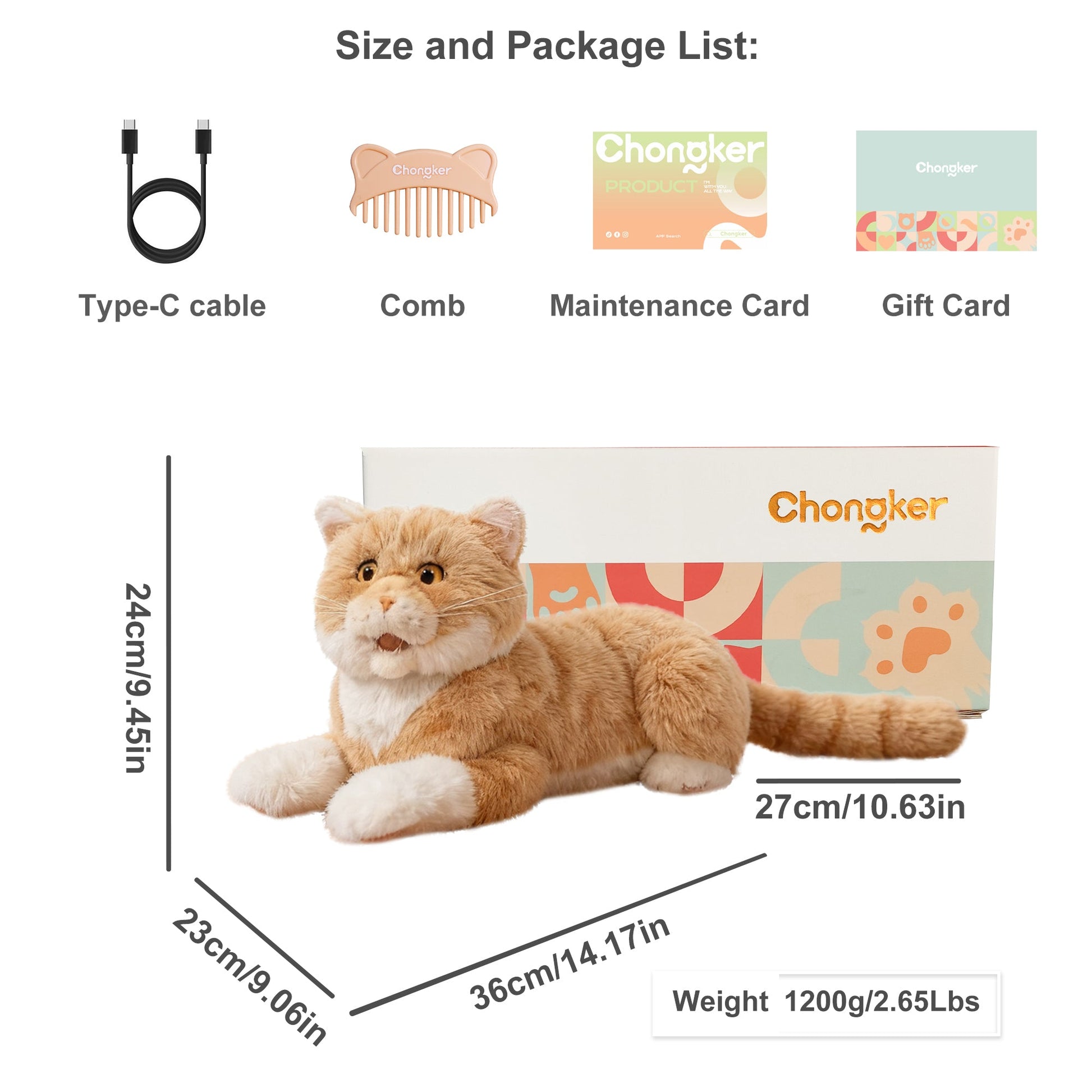 Chongker Matecat Pro Interactive Cat Companion