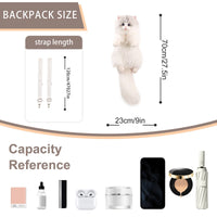 Chongker Realistic Minuet Cat Backpack - Bear Hugs
