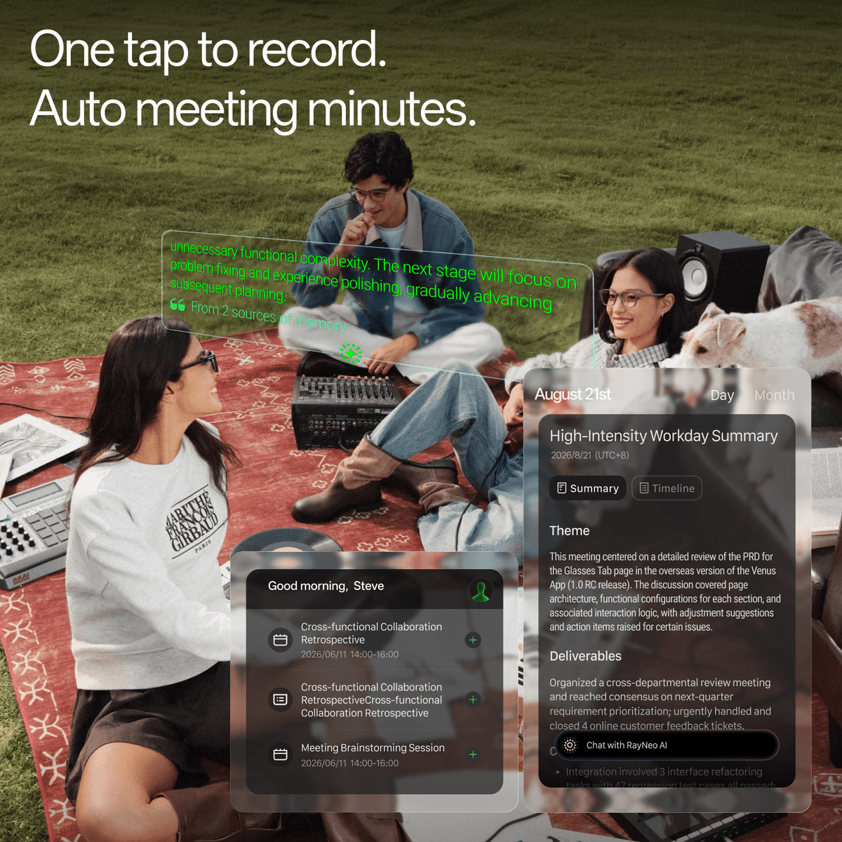 RayNeo iO AI Smart Glasses