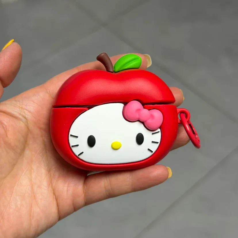 Hello Kitty Apple AirPods Case With Keychain - Bear Hugs