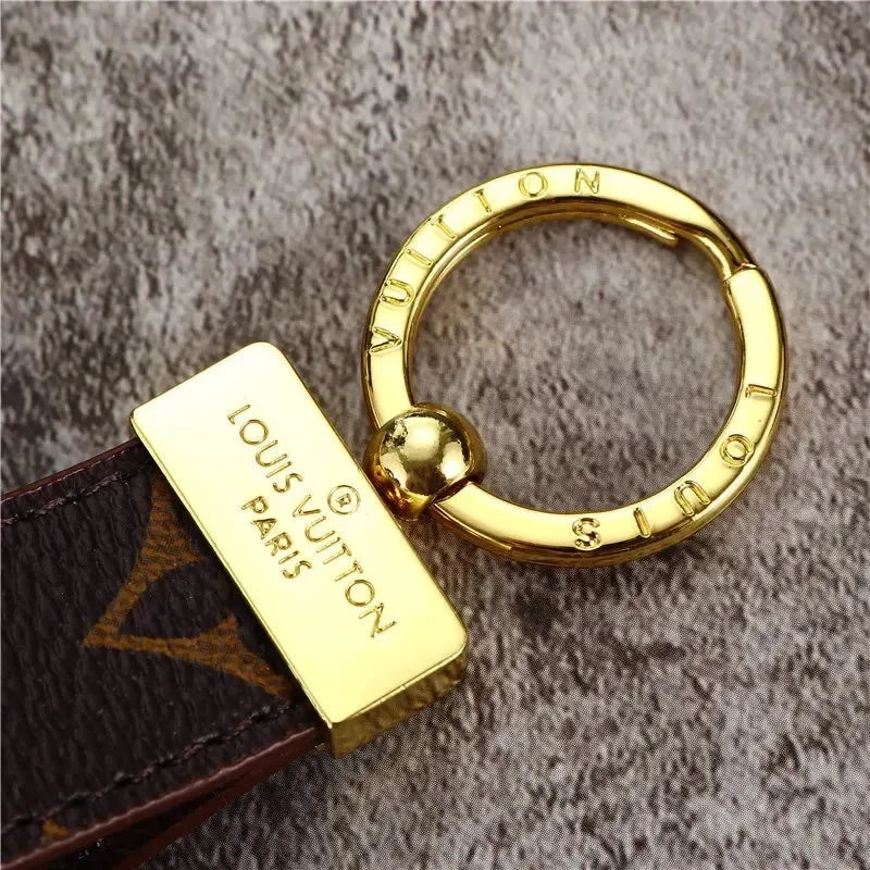 Signature Loop Premium Leather Keychain