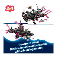DREAMZzz Nightmare Shark Submarine 71500 Building Kit (1413 Pcs)