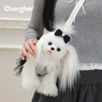 Chongker Realistic Maltese Shoulder Bag - Bear Hugs