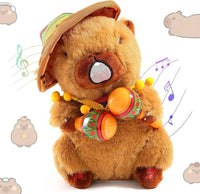 Musical Singing and Dancing Capybara Plushies (20 cm)
