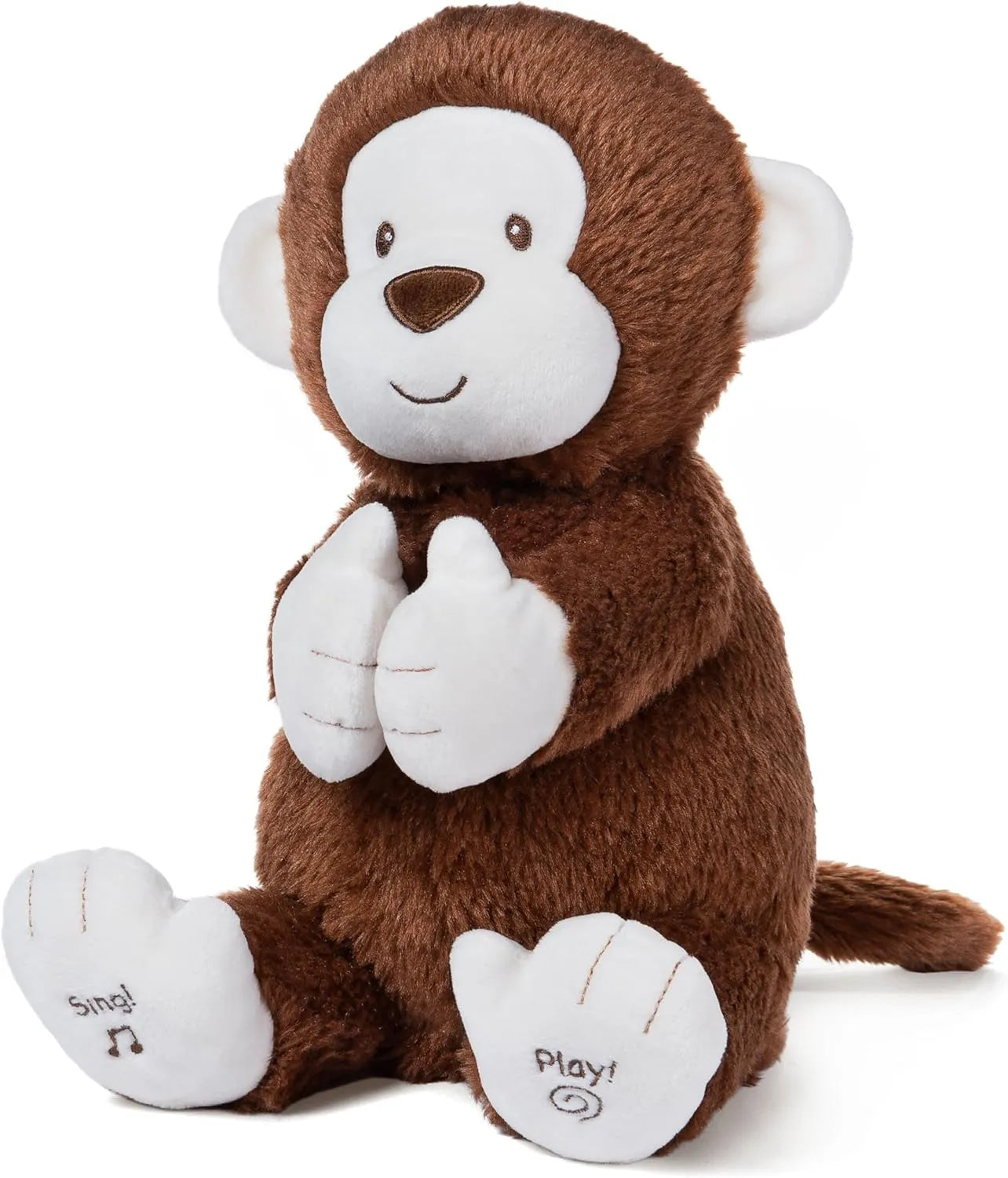 GUND Clappy Monkey Interactive Plushie - Bear Hugs