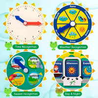 Horloge calendrier multifonctionnelle 7 en 1 Frog 
