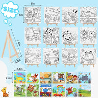 Palette Perfection Pre-Drawn Canvas Set