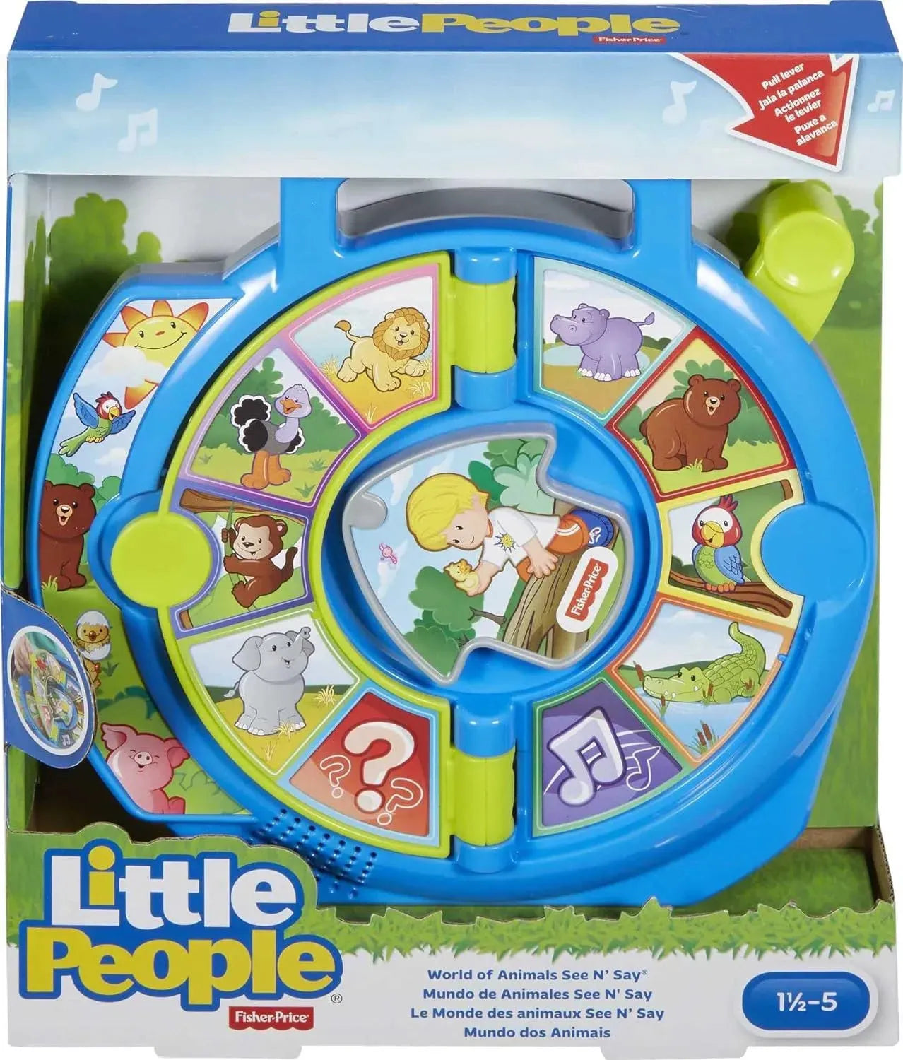 Fisher-Price Little People World of Animals Interactive Book