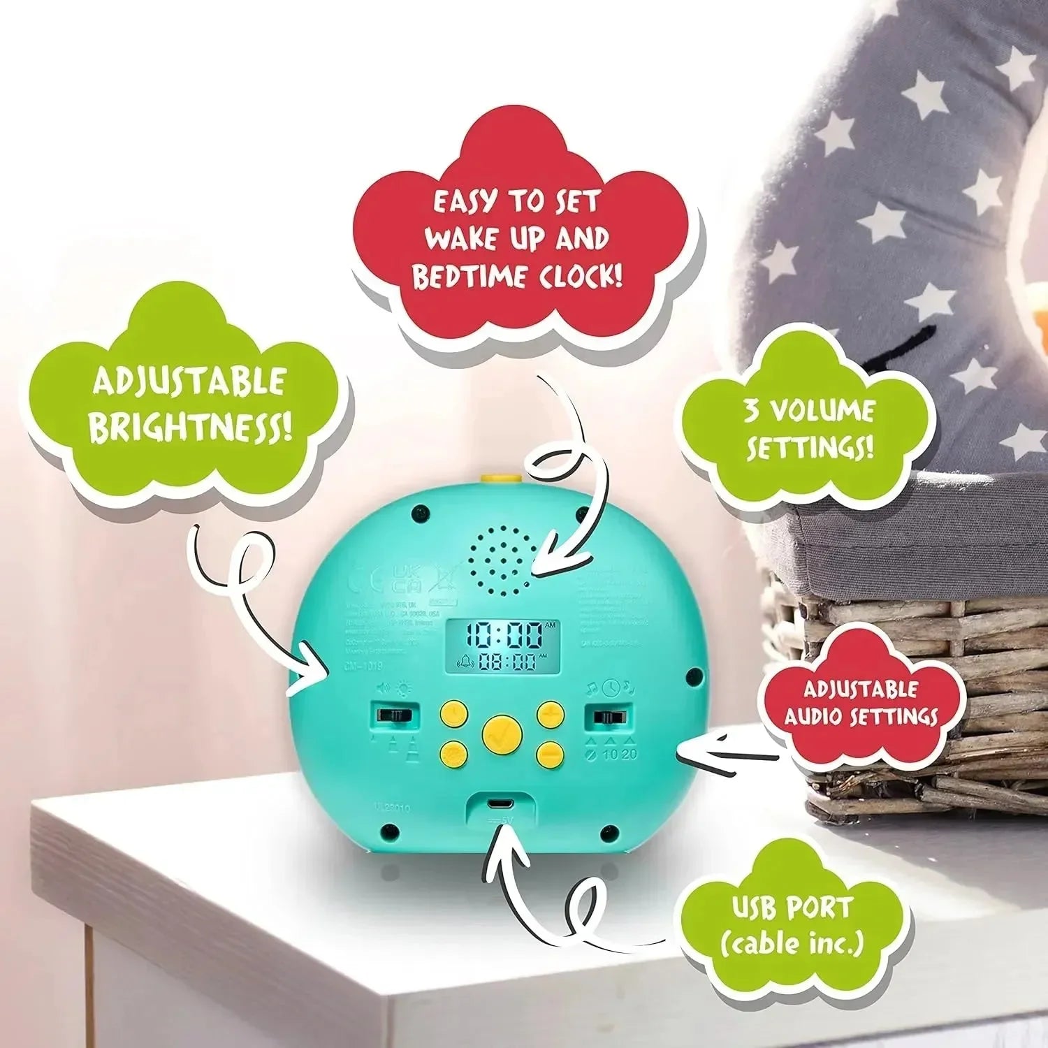 Cocomelon Sleep Trainer Night Lamp