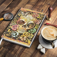 Vintage 3D Skull Embossed Notebook