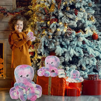 Rainbow Octopus Plushie (40 cm)