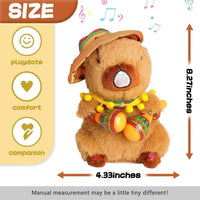 Musical Singing and Dancing Capybara Plushies (20 cm)