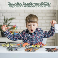 Jurassic Zoomers Dinosaur Pull-Back Car (Set of 6)